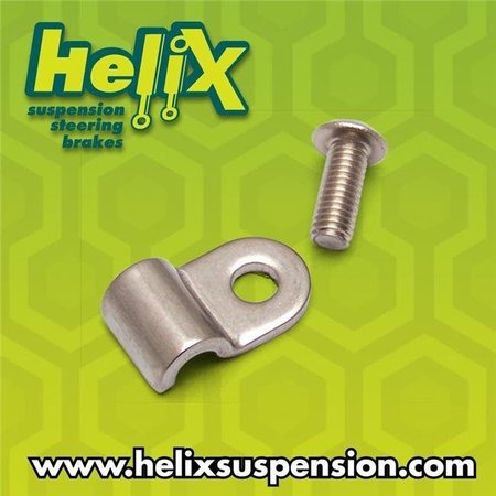 HELIX Helix 544 5 by 16 Stainless Steel Single Line Clamps - Pack of 12 544
